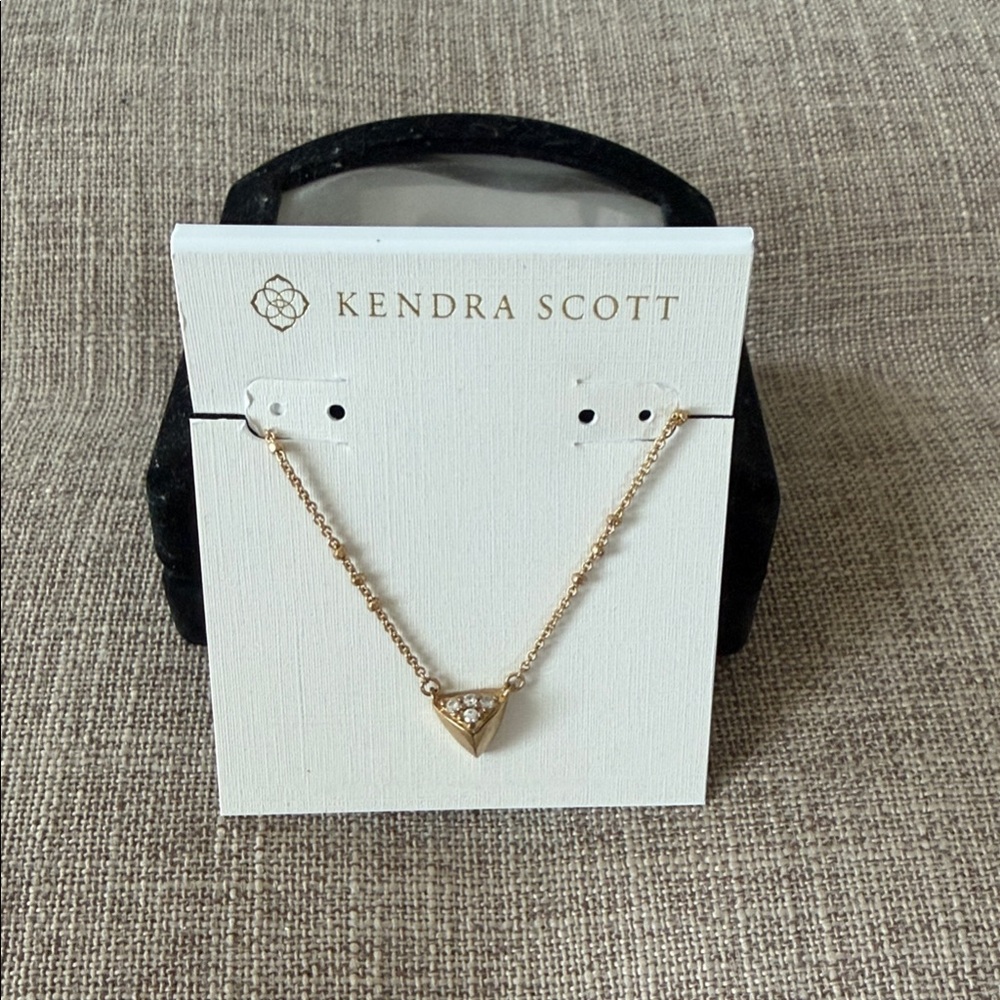 Kendra Scott Gold Triangle Pendant Necklace